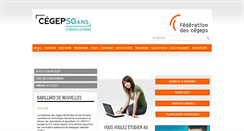 Desktop Screenshot of fedecegeps.qc.ca